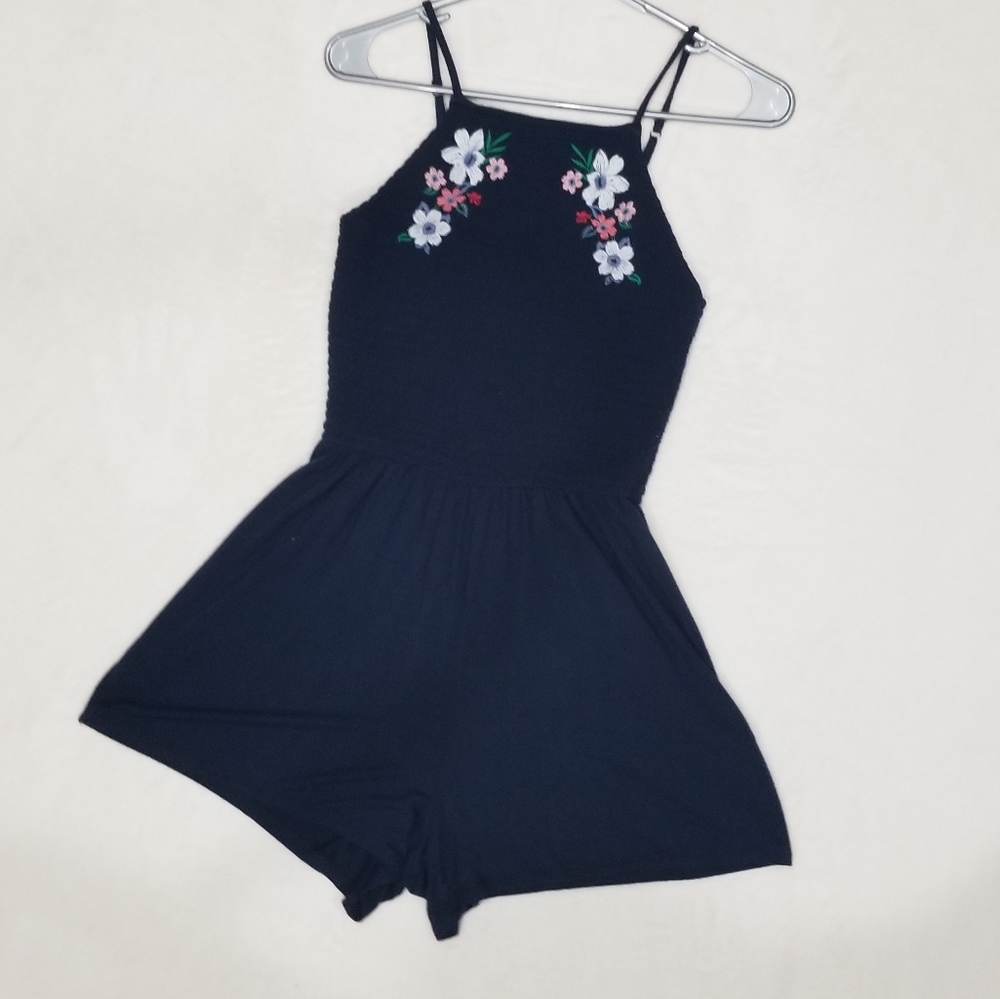Navy blue romper